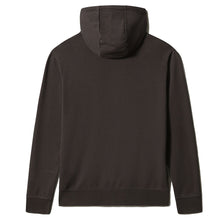 Carica l'immagine nel visualizzatore di Gallery, Napapijri Ballar H felpa uomo con cappuccio Grigio Dark Grey Solid stampa logo gialla