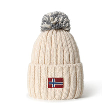 Carica l'immagine nel visualizzatore di Gallery, Napapijri Semiury W 2 Cappello Berretto in misto lana Bianco Latte White Cap Grey