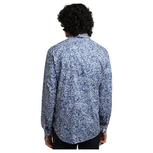 Carica l'immagine nel visualizzatore di Gallery, Napapijri Camicia Manica Lunga G-Courma fantasia floreale Blu Bianca