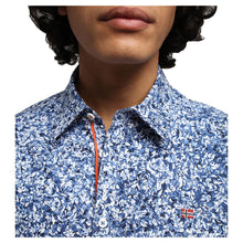 Carica l'immagine nel visualizzatore di Gallery, Napapijri Camicia Manica Lunga G-Courma fantasia floreale Blu Bianca