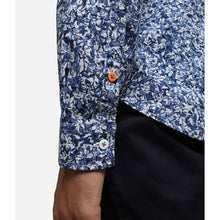 Carica l'immagine nel visualizzatore di Gallery, Napapijri Camicia Manica Lunga G-Courma fantasia floreale Blu Bianca