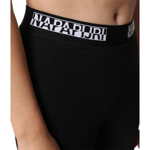 Carica l'immagine nel visualizzatore di Gallery, Napapijri Collant Leggings elasticizzati da donna M-Box 2 Black Nero