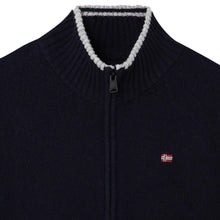 Carica l'immagine nel visualizzatore di Gallery, NAPAPIJRI MAGLIONE UOMO CON ZIP DAIN FZ 2 BLU MARINE