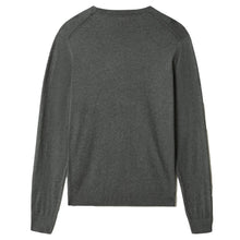 Carica l'immagine nel visualizzatore di Gallery, Napapijri Decatur 3 Maglia Maglioncino girocollo in cotone Uomo Grigio Dark Grey Melange