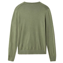 Carica l'immagine nel visualizzatore di Gallery, Napapijri Decatur pullover girocollo semplice e leggero Verde Green Cypress