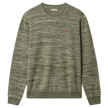 Carica l'immagine nel visualizzatore di Gallery, Napapijri Dueville Crew Maglione girocollo uomo Verde Green Cypress