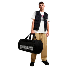 Carica l'immagine nel visualizzatore di Gallery, Napapijri Duffel H-Rocher Borsa Borsone 50 litri Black Nero