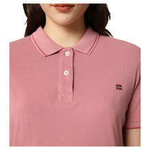 Carica l'immagine nel visualizzatore di Gallery, Napapijri Polo donna a manica corta Ealis - Rosa Mesa Rose