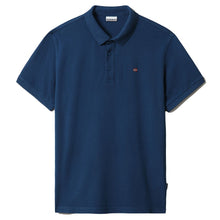 Carica l'immagine nel visualizzatore di Gallery, Napapijri Eolanos 2 Polo Uomo a manica corta in cotone Poseidon Blue