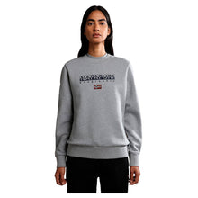 Carica l'immagine nel visualizzatore di Gallery, Napapijri Felpa Donna Girocollo B-Ayas C W 1 Med Grey Melange