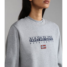Carica l'immagine nel visualizzatore di Gallery, Napapijri Felpa Donna Girocollo B-Ayas C W 1 Med Grey Melange