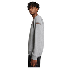 Carica l'immagine nel visualizzatore di Gallery, Napapijri Felpa Girocollo da Uomo Bamix C Grigio Medium Grey Melange