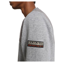 Carica l'immagine nel visualizzatore di Gallery, Napapijri Felpa Girocollo da Uomo Bamix C Grigio Medium Grey Melange