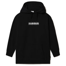 Carica l'immagine nel visualizzatore di Gallery, Napapijri Felpa Donna Over Con Cappuccio B-Box W H 1 Black Nero