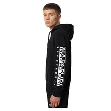 Carica l'immagine nel visualizzatore di Gallery, Napapijri Felpa Uomo Con Cappuccio Badas H Black Nero