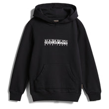 Carica l'immagine nel visualizzatore di Gallery, Napapijri Felpa Con Cappuccio da bambino K B-Box H 1 Black Nero