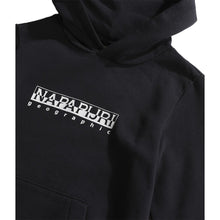 Carica l'immagine nel visualizzatore di Gallery, Napapijri Felpa Con Cappuccio da bambino K B-Box H 1 Black Nero
