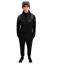 Carica l'immagine nel visualizzatore di Gallery, Napapijri Felpa Mezza Cerniera con Cappuccio Uomo Bamix HZH Black Nero