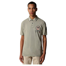 Carica l'immagine nel visualizzatore di Gallery, Napapijri Gandy 2 Polo in cotone a manica corta da uomo Silver Sage