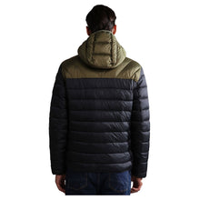 Carica l'immagine nel visualizzatore di Gallery, Napapijri Giacca Uomo imbottita con cappuccio Aerons CB H 3 Black Green