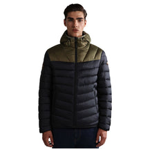 Carica l'immagine nel visualizzatore di Gallery, Napapijri Giacca Uomo imbottita con cappuccio Aerons CB H 3 Black Green