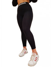Carica l'immagine nel visualizzatore di Gallery, Napapijri Leggings Box Leggings Pantalone elasticizzato da donna Nero