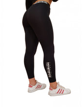 Carica l'immagine nel visualizzatore di Gallery, Napapijri Leggings Box Leggings Pantalone elasticizzato da donna Nero