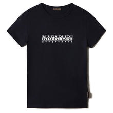 Carica l'immagine nel visualizzatore di Gallery, Napapijri Maglietta Manica Corta T-shirt da bambino K S-Box 1 Nera Black
