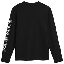Carica l'immagine nel visualizzatore di Gallery, Napapijri Maglietta Manica Lunga Girocollo Sadas 1 Black Nero
