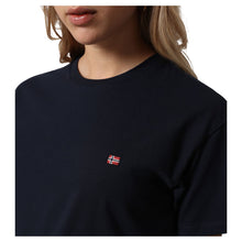 Carica l'immagine nel visualizzatore di Gallery, Napapijri T-shirt Maglietta Manica Corta da donna Salis W 2 Blu Marine