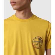 Carica l'immagine nel visualizzatore di Gallery, Napapijri Maglietta Uomo a manica corta Sebilba Giallo Yellow Curry