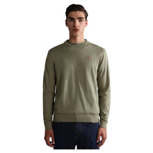 Carica l'immagine nel visualizzatore di Gallery, Napapijri Maglione in cotone girocollo Uomo Droz 4 Green Verde