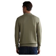 Carica l'immagine nel visualizzatore di Gallery, Napapijri Maglione in cotone girocollo Uomo Droz 4 Green Verde
