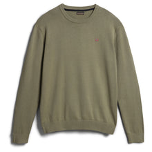Carica l'immagine nel visualizzatore di Gallery, Napapijri Maglione in cotone girocollo Uomo Droz 4 Green Verde