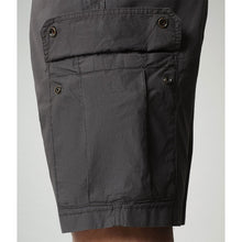 Carica l'immagine nel visualizzatore di Gallery, Napapijri pantaloni bermuda cargo Noto 4 tasconato uomo Grigio Dark Grey Solid