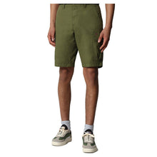 Carica l'immagine nel visualizzatore di Gallery, Napapijri pantaloni bermuda cargo Noto 4 tasconato uomo Verde Green Cypress
