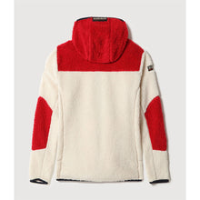 Carica l'immagine nel visualizzatore di Gallery, Napapijri Pile Pesante Con Cerniera da Uomo con cappuccio Yupik 2 Red CB