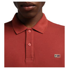 Carica l'immagine nel visualizzatore di Gallery, Napapijri Polo Uomo Manica Corta Taly 5 Red Marsala