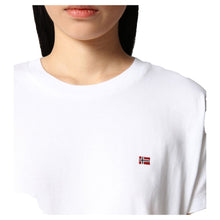 Carica l'immagine nel visualizzatore di Gallery, Napapijri T-shirt donna a manica corta Salis - Bianco Bright White