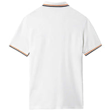 Carica l'immagine nel visualizzatore di Gallery, Napapijri polo uomo manica corta Taly Stripe 4 - Bianco Bright White
