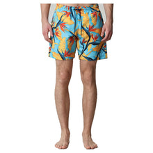 Carica l'immagine nel visualizzatore di Gallery, Napapijri Vail 4 costume da bagno uomo pantaloncino corto da acqua Blue Flw Fantasia floreale