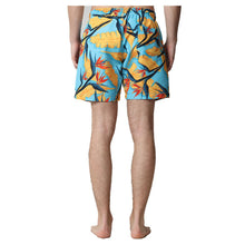 Carica l'immagine nel visualizzatore di Gallery, Napapijri Vail 4 costume da bagno uomo pantaloncino corto da acqua Blue Flw Fantasia floreale