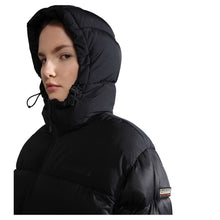 Carica l'immagine nel visualizzatore di Gallery, Napapijri Giacca Giubbotto imbottito con cappuccio A-Hornelen W 2 Black nero