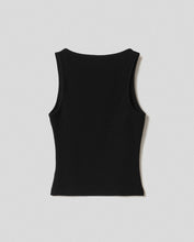 Carica l&#39;immagine nel visualizzatore di Gallery, HINNOMINATE Crop top in costina a canotta con bottoni cod. HMABW01628
