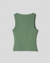 Carica l&#39;immagine nel visualizzatore di Gallery, HINNOMINATE Crop top in costina a canotta con bottoni cod. HMABW01628
