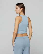 Carica l&#39;immagine nel visualizzatore di Gallery, HINNOMINATE Crop top in costina con scollo all&#39;americana cod. HMABW01625
