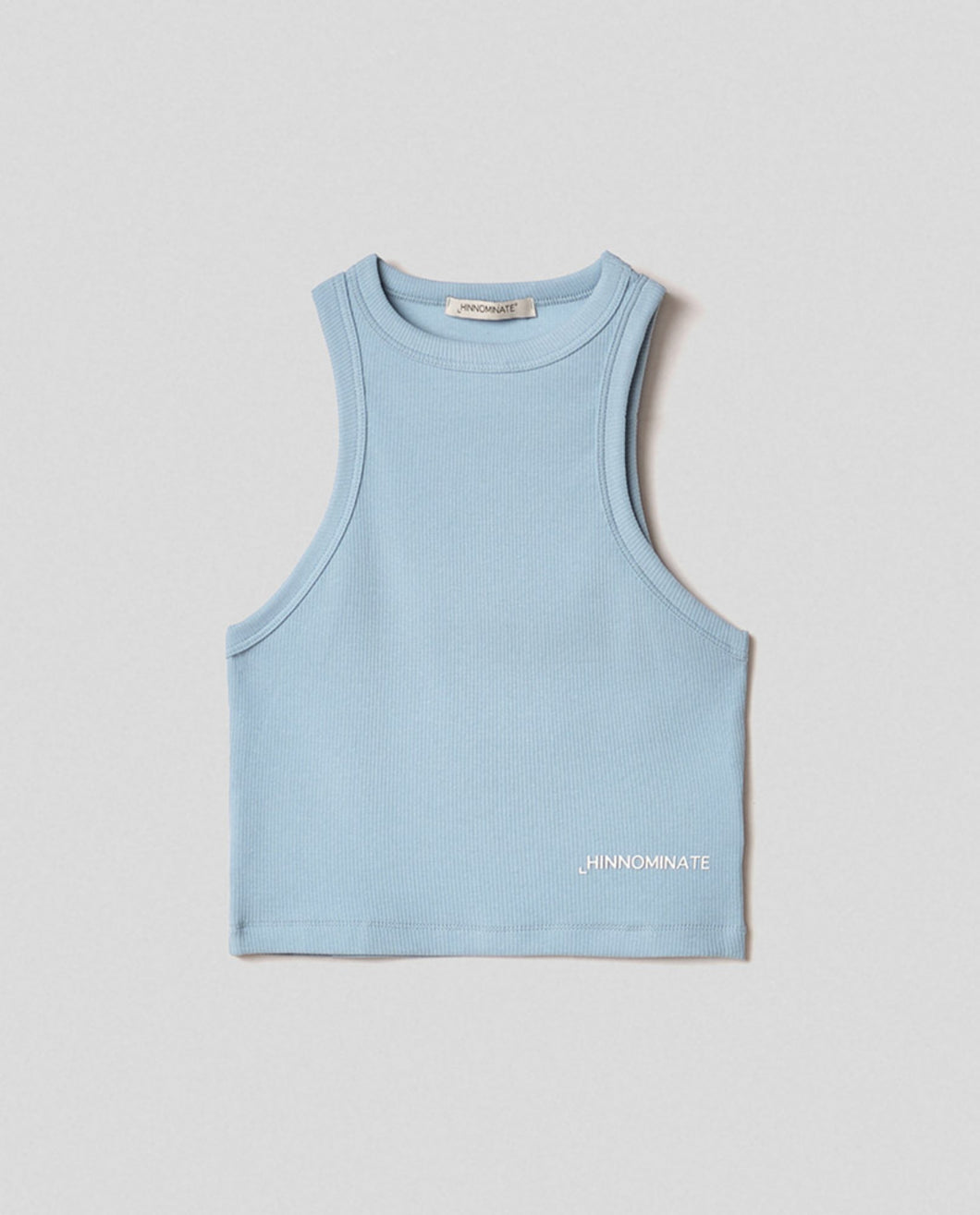 HINNOMINATE Crop top in costina con scollo all'americana cod. HMABW01625
