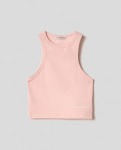 Carica l&#39;immagine nel visualizzatore di Gallery, HINNOMINATE Crop top in costina con scollo all&#39;americana cod. HMABW01625
