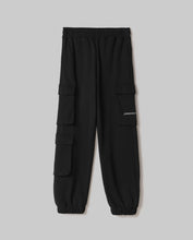 Carica l'immagine nel visualizzatore di Gallery, HINNOMINATE Pantalone Con Elastico Al Fondo E Tasconi Laterali art. HMABW01952 col. BLACK
