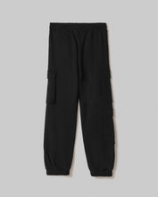 Carica l'immagine nel visualizzatore di Gallery, HINNOMINATE Pantalone Con Elastico Al Fondo E Tasconi Laterali art. HMABW01952 col. BLACK
